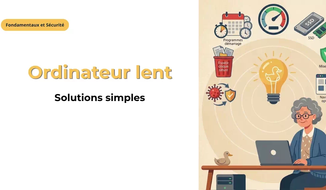 Ordinateur lent : des solutions simples pour retrouver sa vitesse !