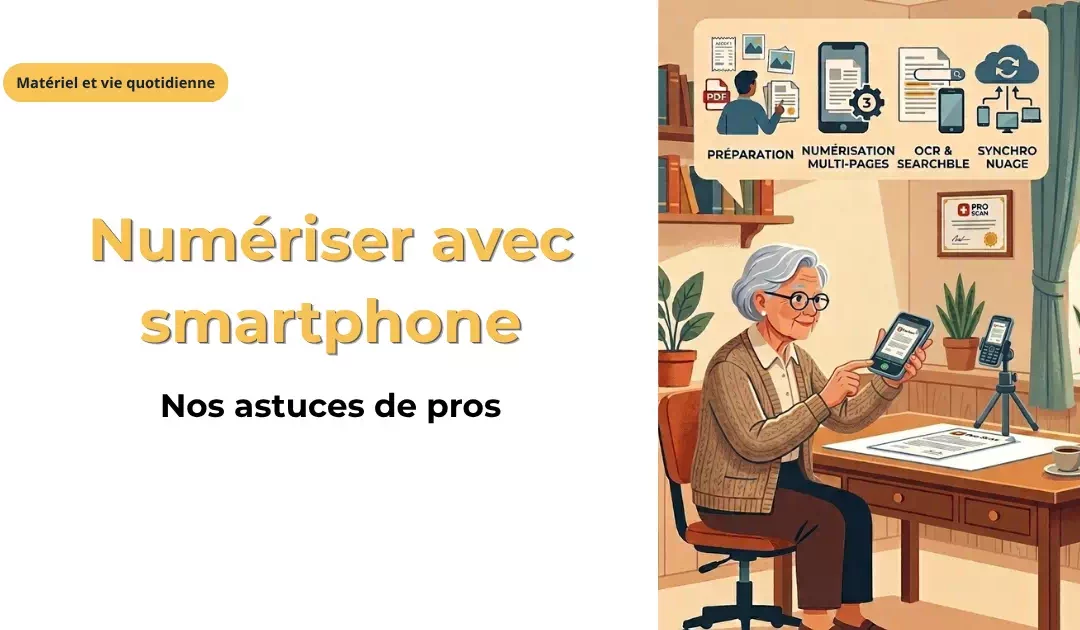 Comment transformer votre smartphone en scanner professionnel pour vos documents ?