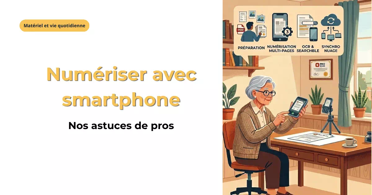 Comment scanner des documents avec smartphone ?