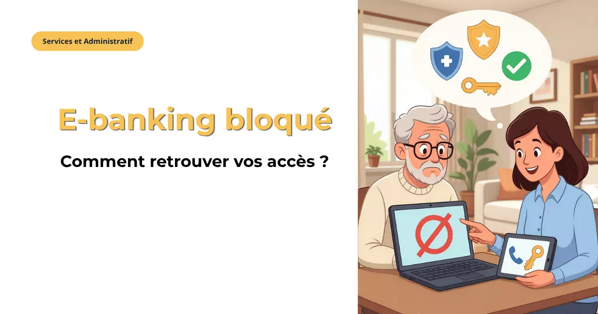 E-banking bloqué en Suisse : Que faire ?