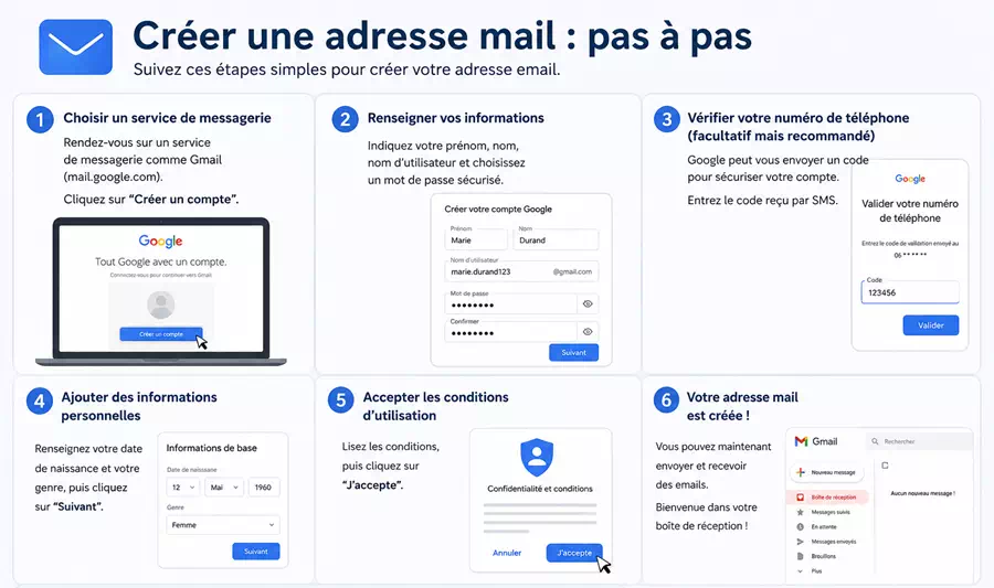 Comment créer une adresse email ?