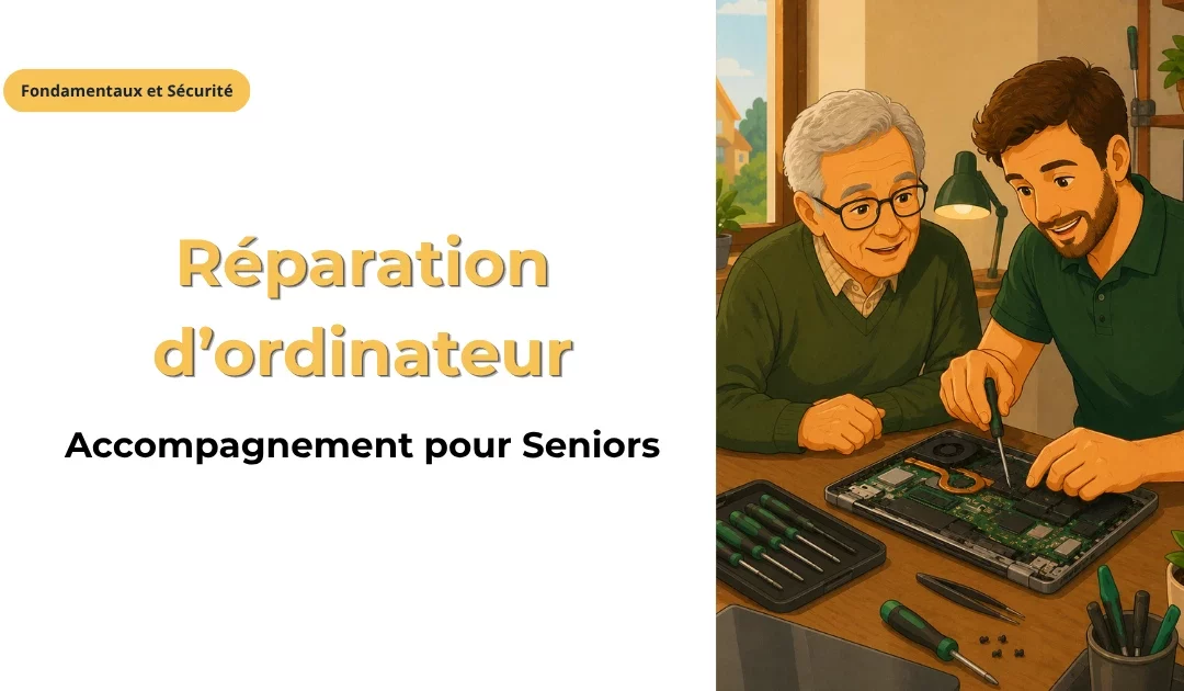 Réparation ordinateur Lausanne : un accompagnement bienveillant pour les seniors