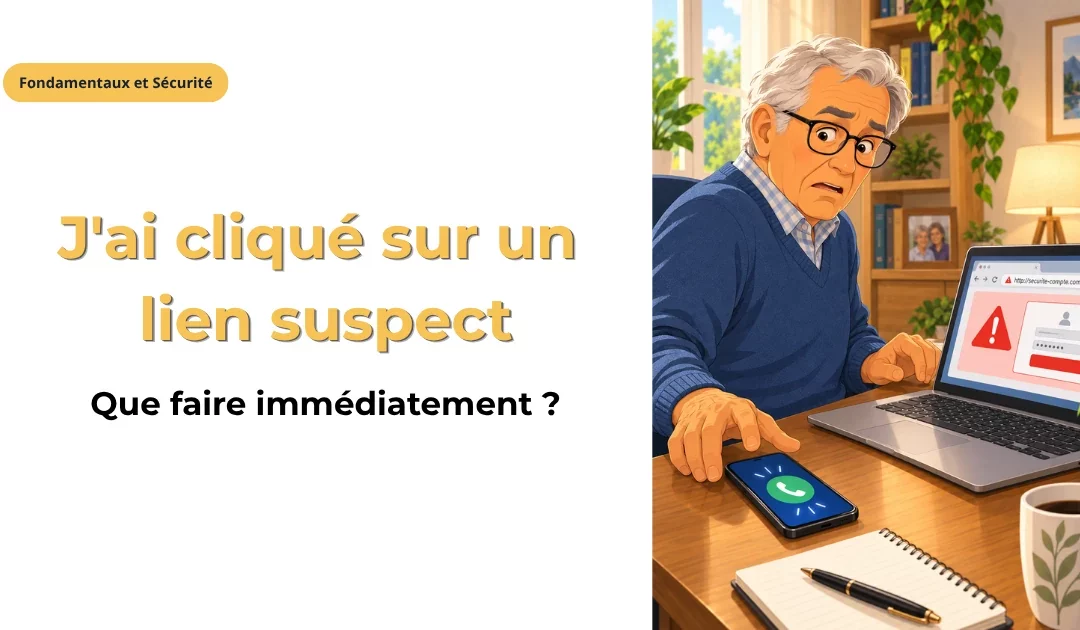 J&rsquo;ai cliqué sur un lien suspect : quelles sont les actions à entreprendre ?