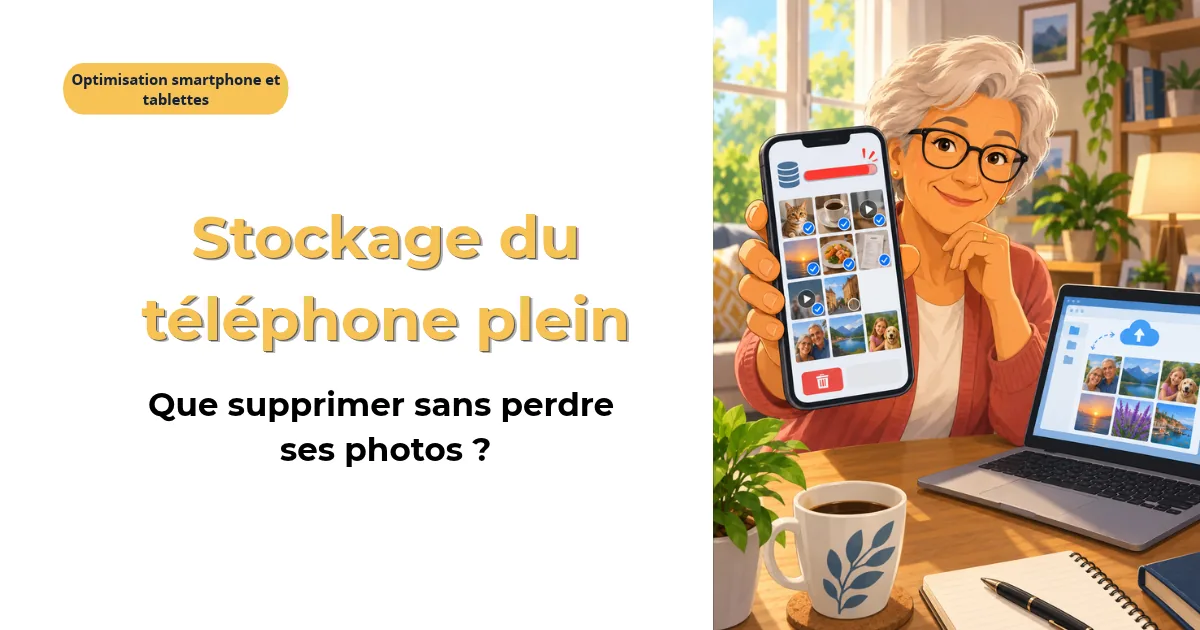 stockage-sature-smartphone Comment gérer le stockage saturé de votre smartphone?